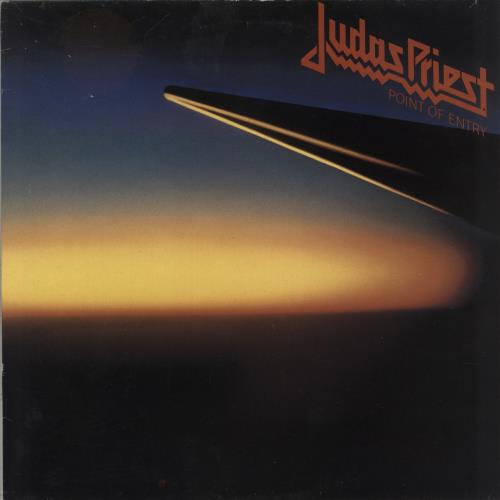 Judas Priest Point Of Entry - EX vinyl LP album (LP record) UK JUDLPPO887629
