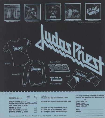 Judas Priest Point Of Entry - EX vinyl LP album (LP record) UK JUDLPPO887629