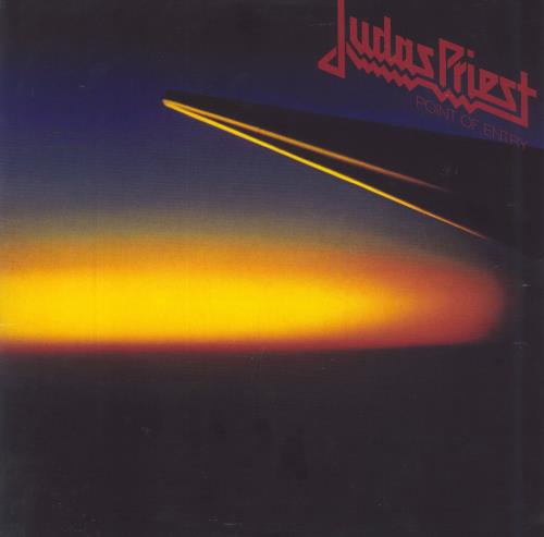 Judas Priest Point Of Entry vinyl LP album (LP record) UK JUDLPPO813992
