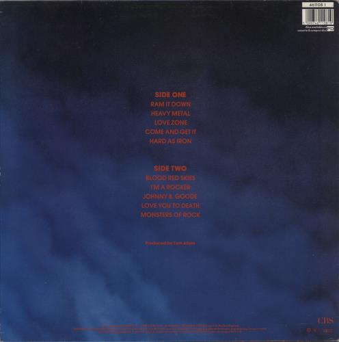 Judas Priest Ram It Down - Hype Stickered vinyl LP album (LP record) UK JUDLPRA505234