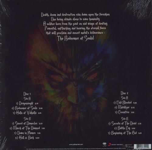 Judas Priest Redeemer Of Souls 2-LP vinyl record set (Double LP Album) UK JUD2LRE825426