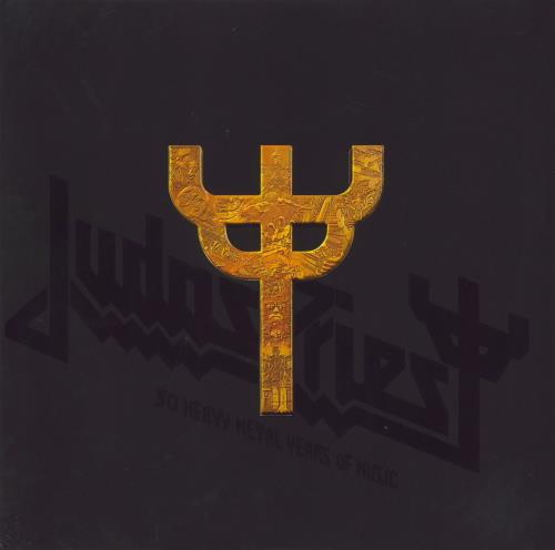 Judas Priest Reflections: 50 Heavy Metal Years Of Music - Red Vinyl 2-LP vinyl record set (Double LP Album) UK JUD2LRE809047