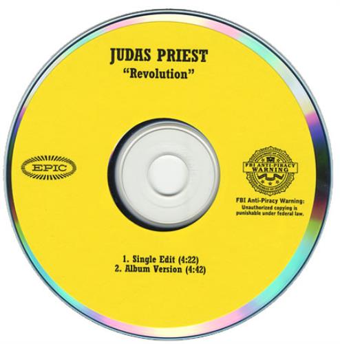 Judas Priest Revolution CD-R acetate US JUDCRRE393790