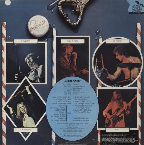 Judas Priest Rocka Rolla - 4th vinyl LP album (LP record) UK JUDLPRO886120