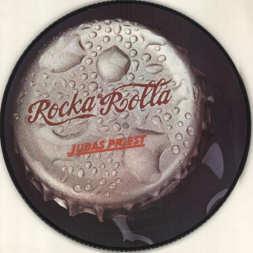 Judas Priest Rocka Rolla picture disc LP (vinyl picture disc album) French JUDPDRO719235