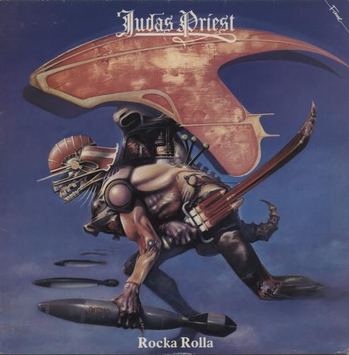 Judas Priest Rocka Rolla vinyl LP album (LP record) UK JUDLPRO869809