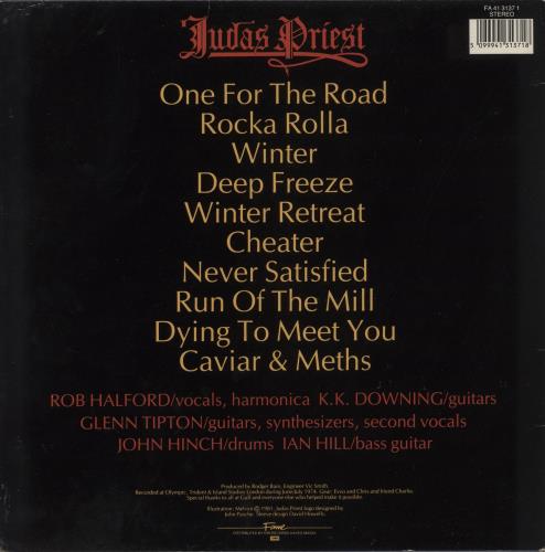 Judas Priest Rocka Rolla vinyl LP album (LP record) UK JUDLPRO869809