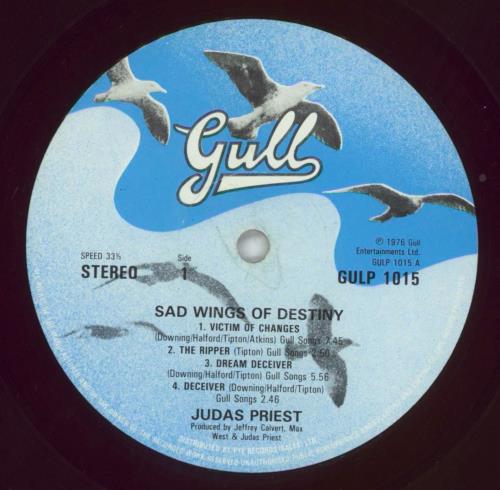 Judas Priest Sad Wings Of Destiny - VG+ vinyl LP album (LP record) UK JUDLPSA826669