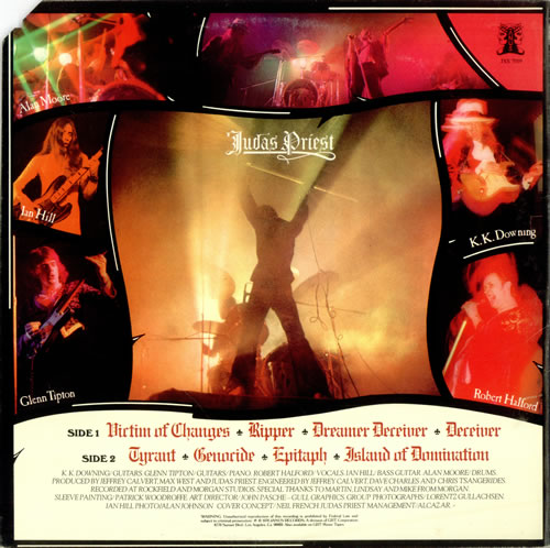 Judas Priest Sad Wings Of Destiny vinyl LP album (LP record) US JUDLPSA522001