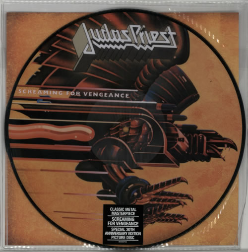 Judas Priest Screaming For Vengeance picture disc LP (vinyl picture disc album) US JUDPDSC598003