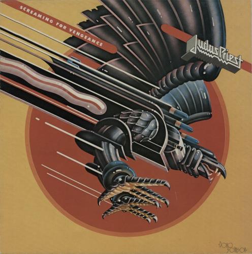 Judas Priest Screaming For Vengeance vinyl LP album (LP record) Greek JUDLPSC652041