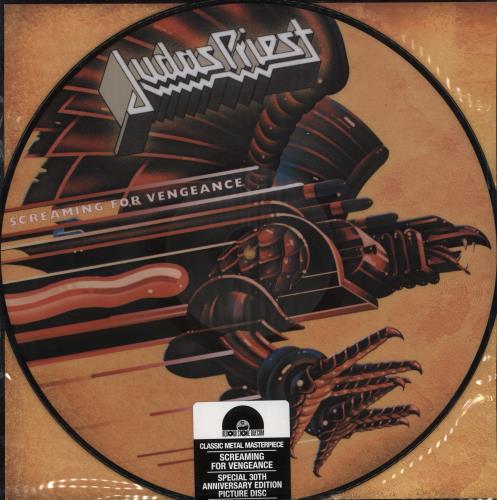 Judas Priest Screaming For Vengeance picture disc LP (vinyl picture disc album) US JUDPDSC768929