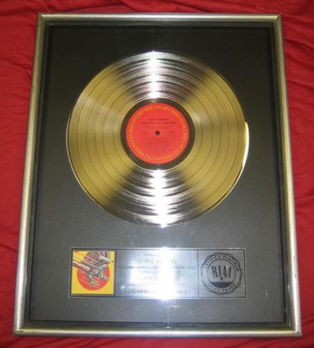 Judas Priest Screaming For Vengence award disc US JUDAWSC349438