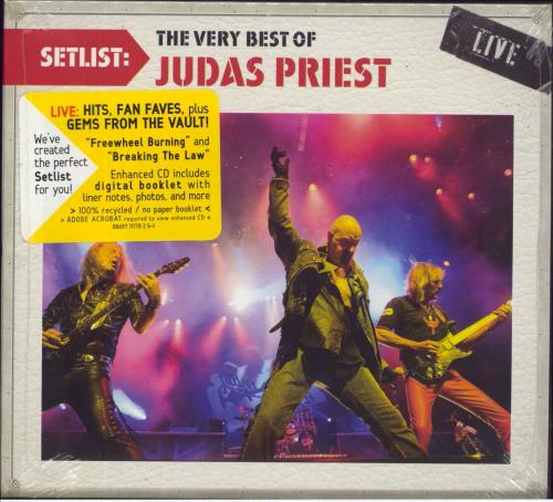Judas Priest Setlist: The Very Best Of Judas Priest Live - Sealed CD album (CDLP) US JUDCDSE808621
