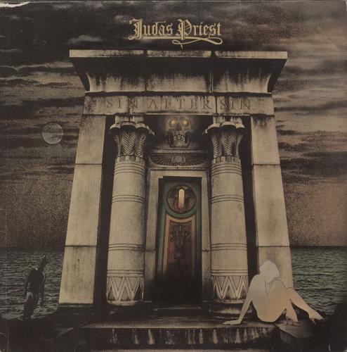 Judas Priest Sin After Sin - EX vinyl LP album (LP record) UK JUDLPSI887628