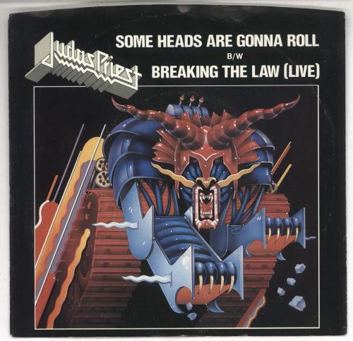 Judas Priest Some Heads Are Gonna Roll + p/s 7" vinyl single (7 inch record / 45) US JUD07SO731302