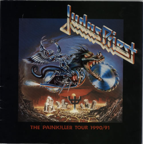 Judas Priest The Painkiller Tour 1990/91 tour programme UK JUDTRTH272644