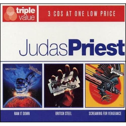 Judas Priest Triple Value 3-CD album set (Triple CD) Australian JUD3CTR478400