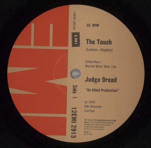 Judge Dread The Touch 12" vinyl single (12 inch record / Maxi-single) UK JUG12TH868518