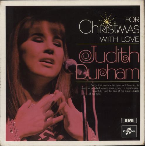 Judith Durham For Christmas With Love - Autographed vinyl LP album (LP record) UK JDZLPFO886539
