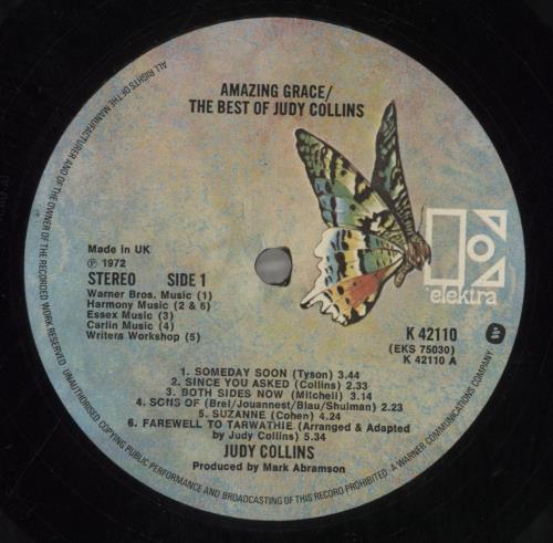 Judy Collins Amazing Grace - The Best Of Judy Collins vinyl LP album (LP record) UK JUCLPAM370471