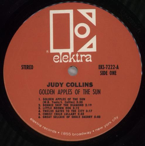 Judy Collins Golden Apples Of The Sun vinyl LP album (LP record) US JUCLPGO880435