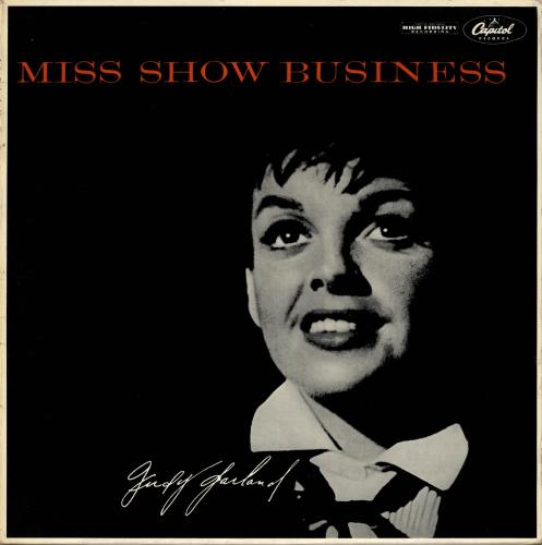 Judy Garland Miss Show Business - 1st vinyl LP album (LP record) UK JGLLPMI555586