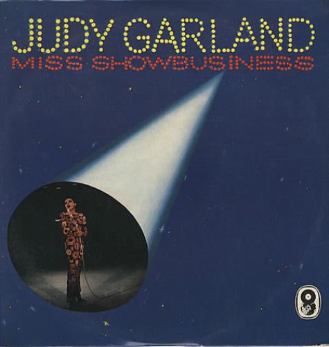 Judy Garland Miss Showbusiness vinyl LP album (LP record) UK JGLLPMI336916