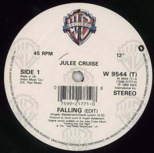 Julee Cruise Falling 12" vinyl single (12 inch record / Maxi-single) UK JLC12FA192854