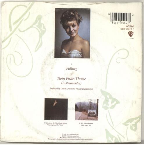 Julee Cruise Falling 7" vinyl single (7 inch record / 45) UK JLC07FA512001