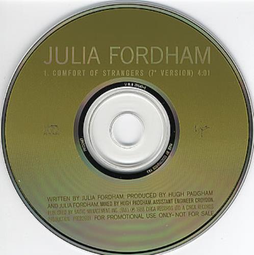 Julia Fordham Comfort Of Strangers CD single (CD5 / 5") US JULC5CO352334