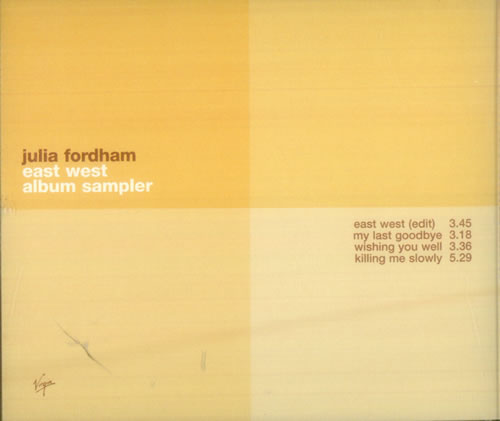 Julia Fordham East West Album Sampler CD single (CD5 / 5") US JULC5EA543690