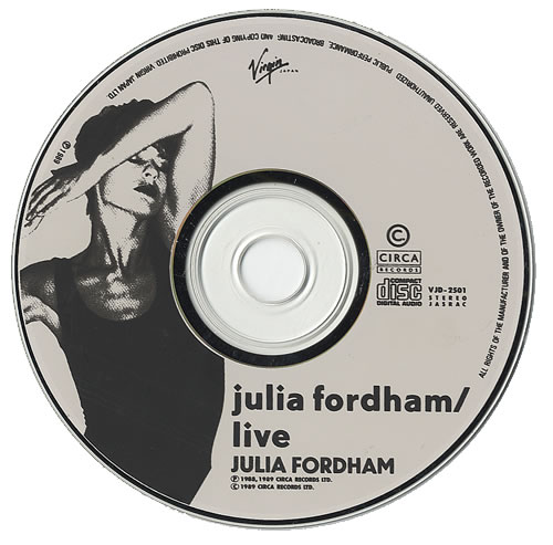 Julia Fordham Live CD album (CDLP) Japanese JULCDLI140498