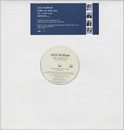 Julia Fordham Wake Up With You 12" vinyl single (12 inch record / Maxi-single) US JUL12WA245666