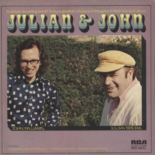 Julian Bream & John Williams Together vinyl LP album (LP record) US KZLLPTO744872