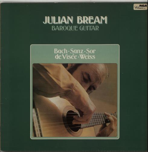 Julian Bream Baroque Guitar vinyl LP album (LP record) German JU3LPBA651236