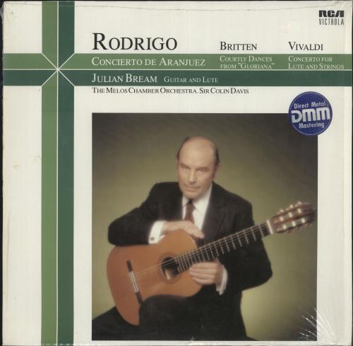 Julian Bream Rodrigo/Britten/Vivaldi vinyl LP album (LP record) German JU3LPRO719456