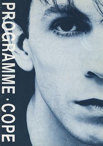 Julian Cope 1988 Tour tour programme UK COPTRTO177145
