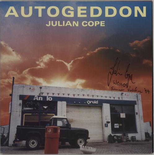 Julian Cope Autogeddon - Autographed vinyl LP album (LP record) UK COPLPAU663901