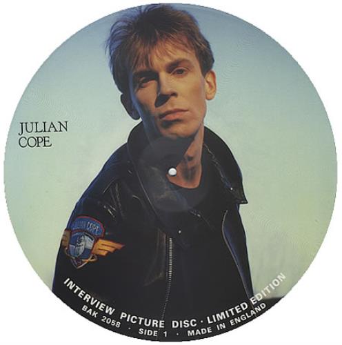 Julian Cope Interview picture disc LP (vinyl picture disc album) UK COPPDIN361042