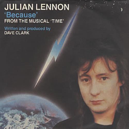 Julian Lennon Because 7" vinyl single (7 inch record / 45) Australian JLN07BE324589