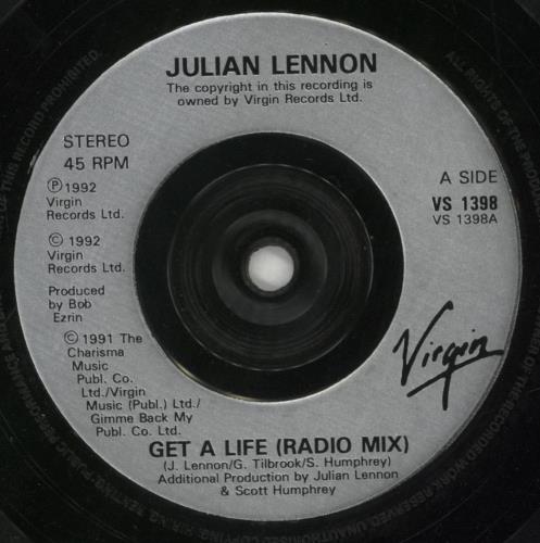Julian Lennon Get A Life 7" vinyl single (7 inch record / 45) UK JLN07GE104697