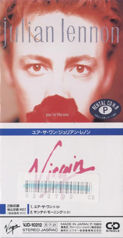Julian Lennon You're The One 3" CD single (CD3) Japanese JLNC3YO548122