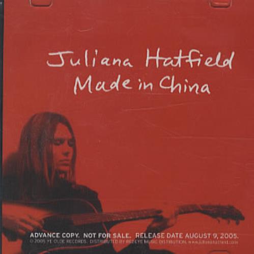 Juliana Hatfield Made In China CD album (CDLP) US JH3CDMA336891