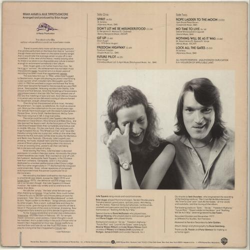 Julie Driscoll & Brian Auger Encore vinyl LP album (LP record) US B&JLPEN286985