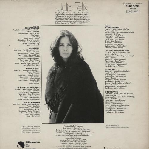 Julie Felix Lightning - Factory sample vinyl LP album (LP record) UK JCWLPLI756448