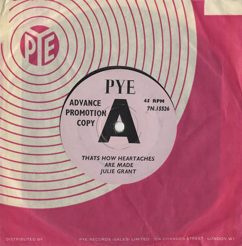 Julie Grant That's How Heartaches Are Made 7" vinyl single (7 inch record / 45) UK 8JG07TH468267