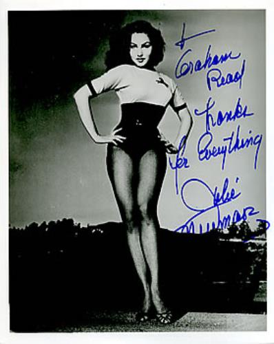Julie Newmar Autographed Publicity Photograph photograph UK JN4PHAU285316