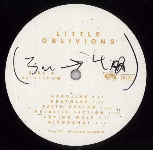 Julien Baker Little Oblivions vinyl LP album (LP record) US 3X6LPLI837008