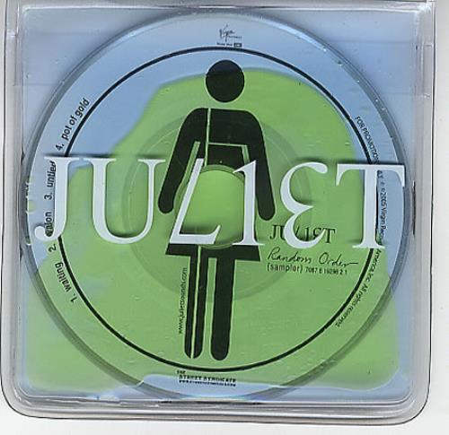 Juliet Random Order - Sampler 3" CD single (CD3) US JUTC3RA363686